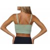 SARASWATI BAMBOO CROP TOP "light green"  organicky obarveno