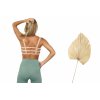 SARASWATI BAMBOO SPORTOVNÍ PODPRSENKA "light pink"