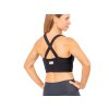 Sportovní podprsenka na jógu černá back