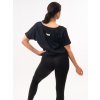 Tričko bavlněné na jógu černá MalaBo