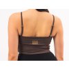 Crop top s bambusu čokoládová MalaBo