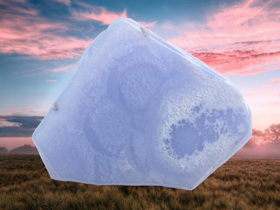 Achát modrý - kámen komunikace