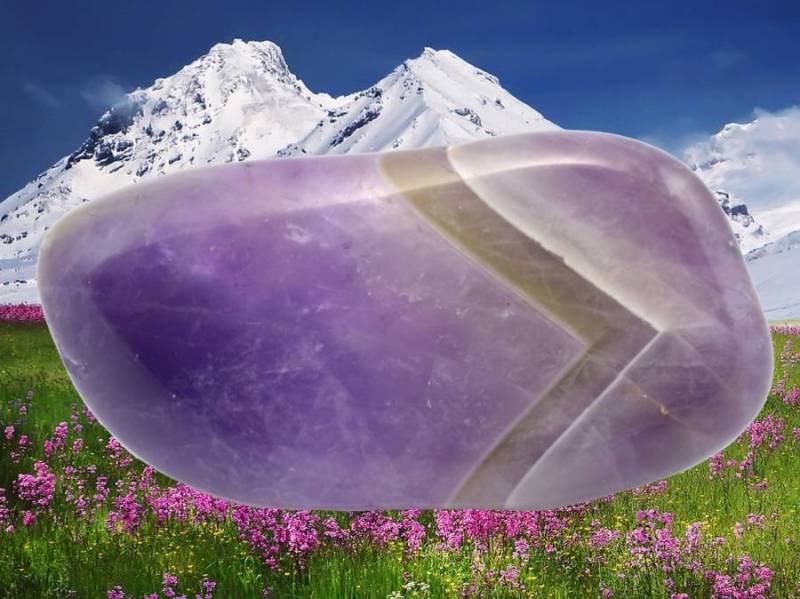 Ametyst chevron - spojení mocných kamenů