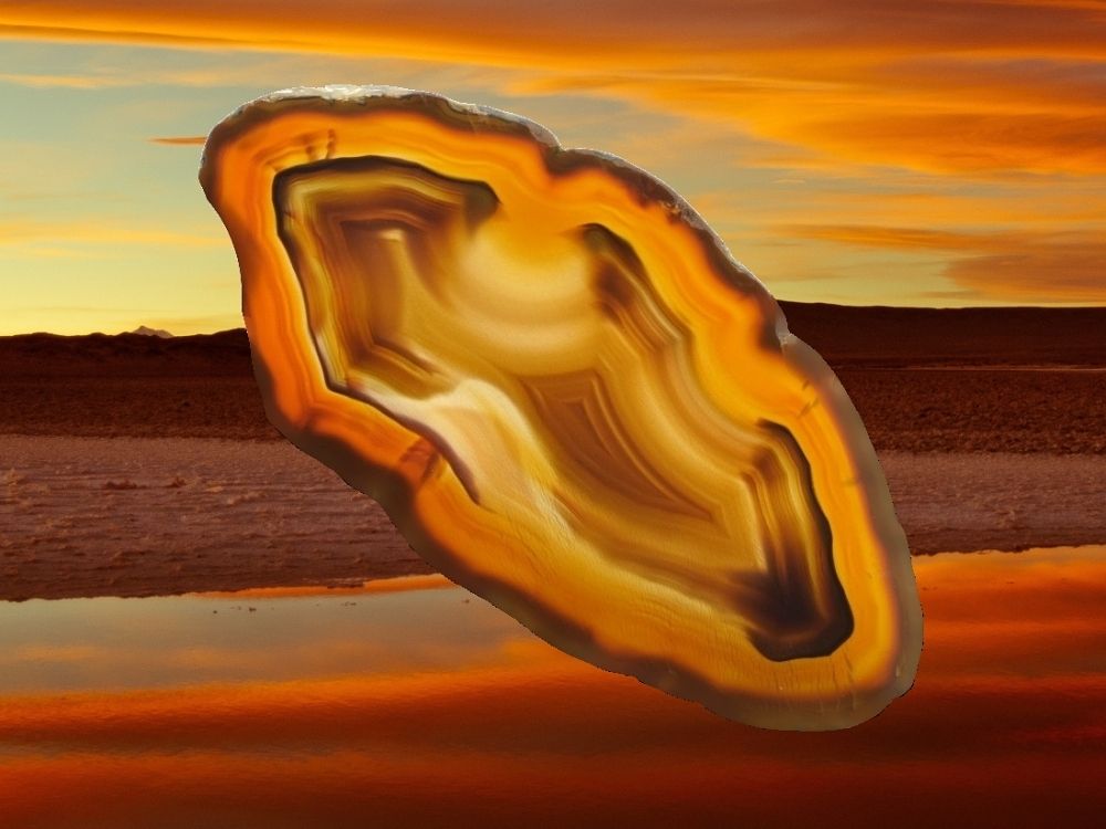 Hnědý achát - kámen klidu a spojení se Zemí