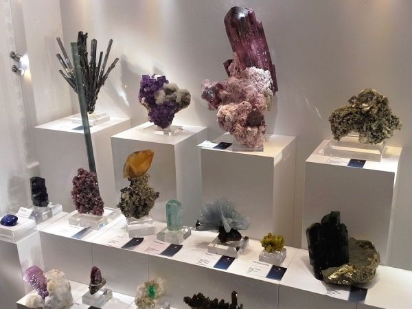 Výstava minerálů Mnichov