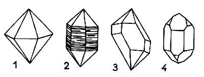 Typy krystalů křemene