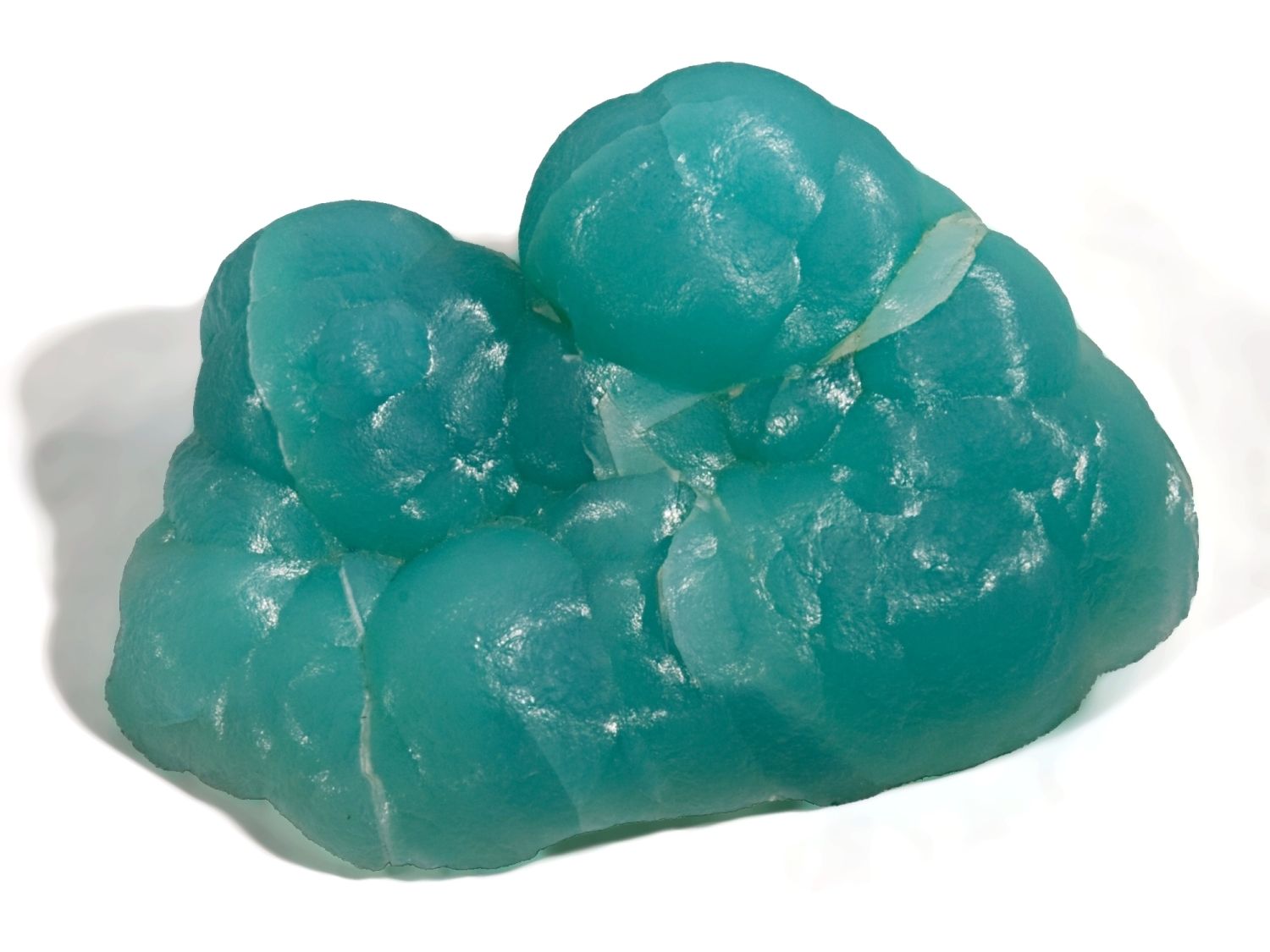 Modrozelený smithsonitin z Magdalena, Nové Mexiko, USA.