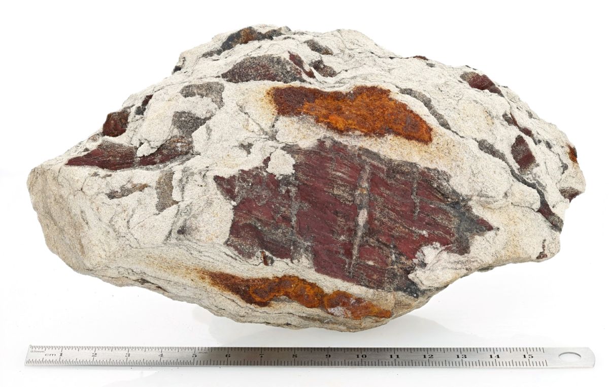 Vzorek stříbrné rudy z Utahu, Spojené státy.