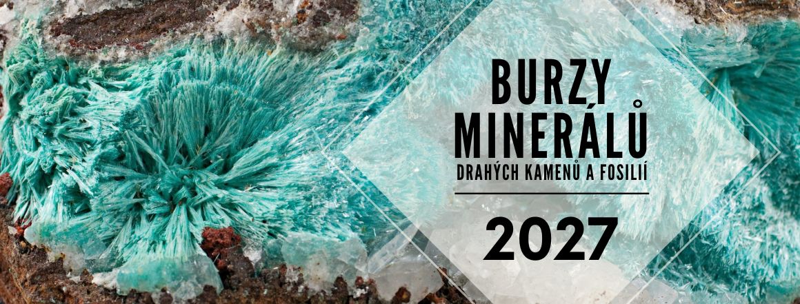 Burzy minerálů 2027, seznam burz a prodejních výstav v ČR
