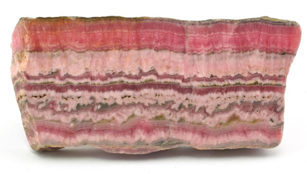 Silně růžový rodochrozit – pravý přírodní kámen bez úprav.