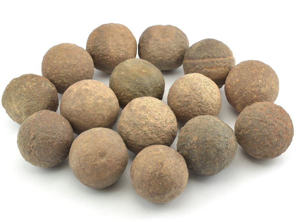 Kulaté Moqui marbles z Utahu o průměru 3,3–3,6 cm, váha kolem 50 g, na prodej po kusech.