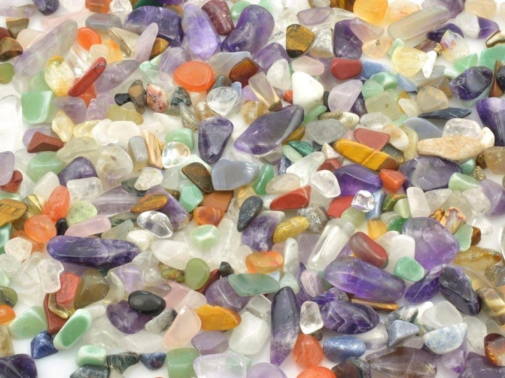 Mini tromlované kameny - mix
