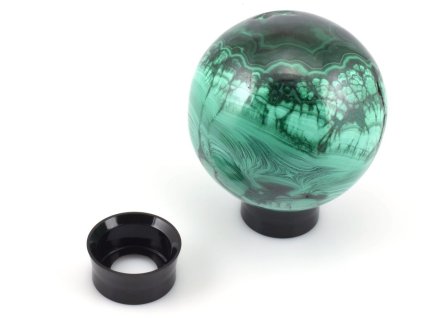 podstavec na koule cerny plast