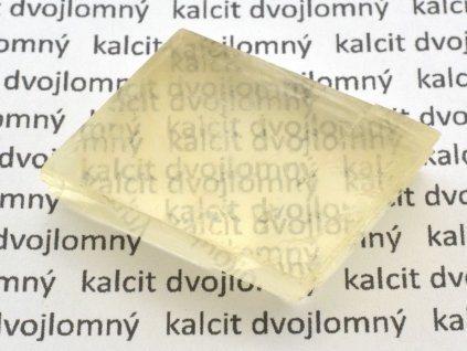 kalcit dvojlomny cina 20