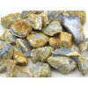 Modrý chalcedon v přírodní formě z Malawi, balení 1 kg, 15 až 25 kusů.