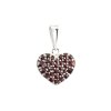Stříbrný přívěsek Ag925 s českým granátem od Granátu Turnov.