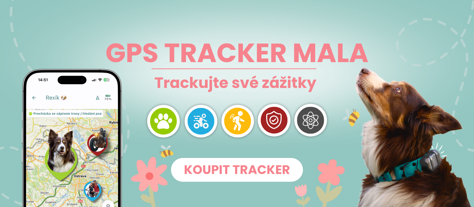 GPS tracker Mala
