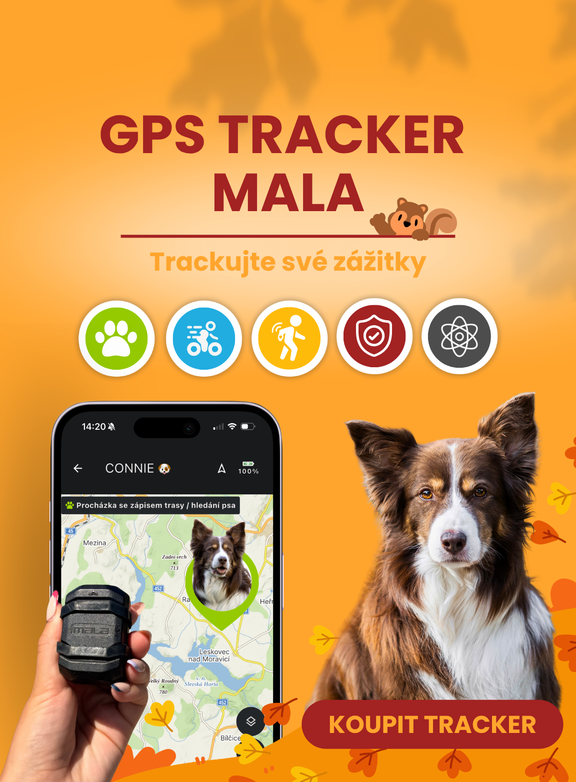 GPS tracker Mala