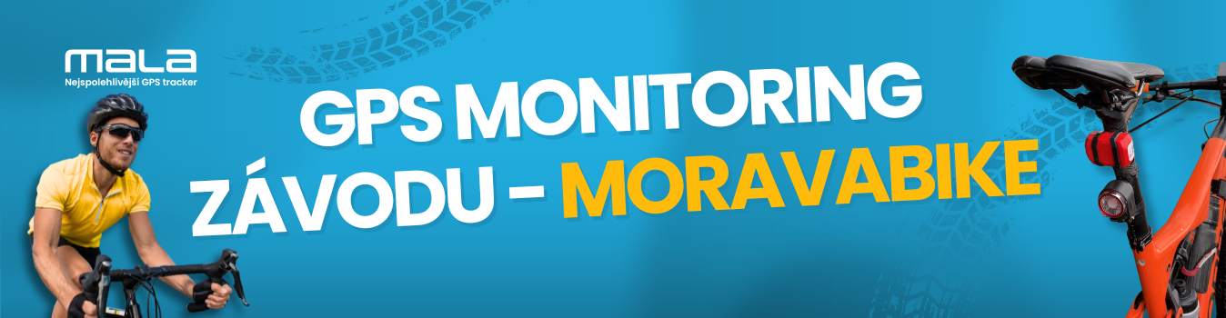 GPS monitoring závodů – Mala GPS a Morava Bike