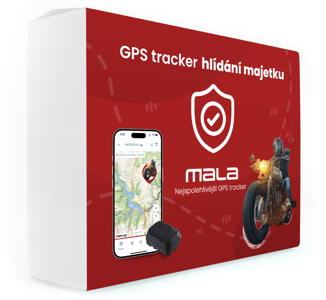 gps tracker Mala hlídání majetku