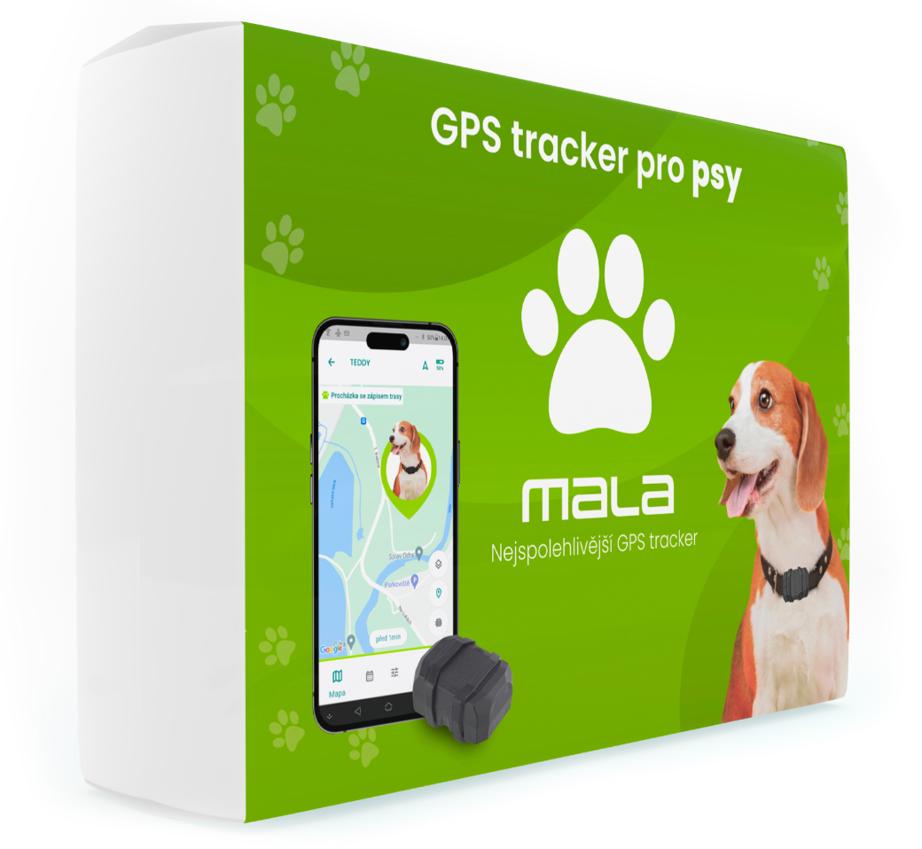 GPS tracker Mala pro psy