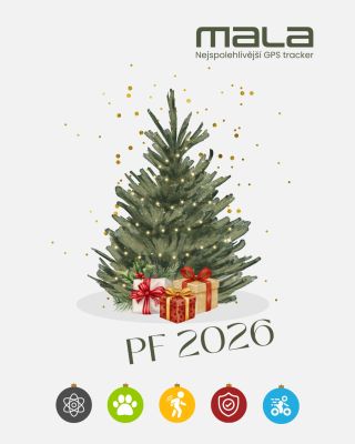 Děkujeme všem, kteří jste s námi byli v roce 2025, ať už máte Malu připnutou na obojku, schovanou v kole nebo v autě, nebo...