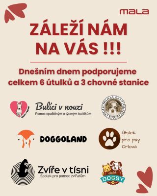 ❤️ Pomáhat má smysl. A my v Mala věříme, že bezpečí se netýká jen našich zákazníků, ale i těch, kteří na svůj domov teprve...