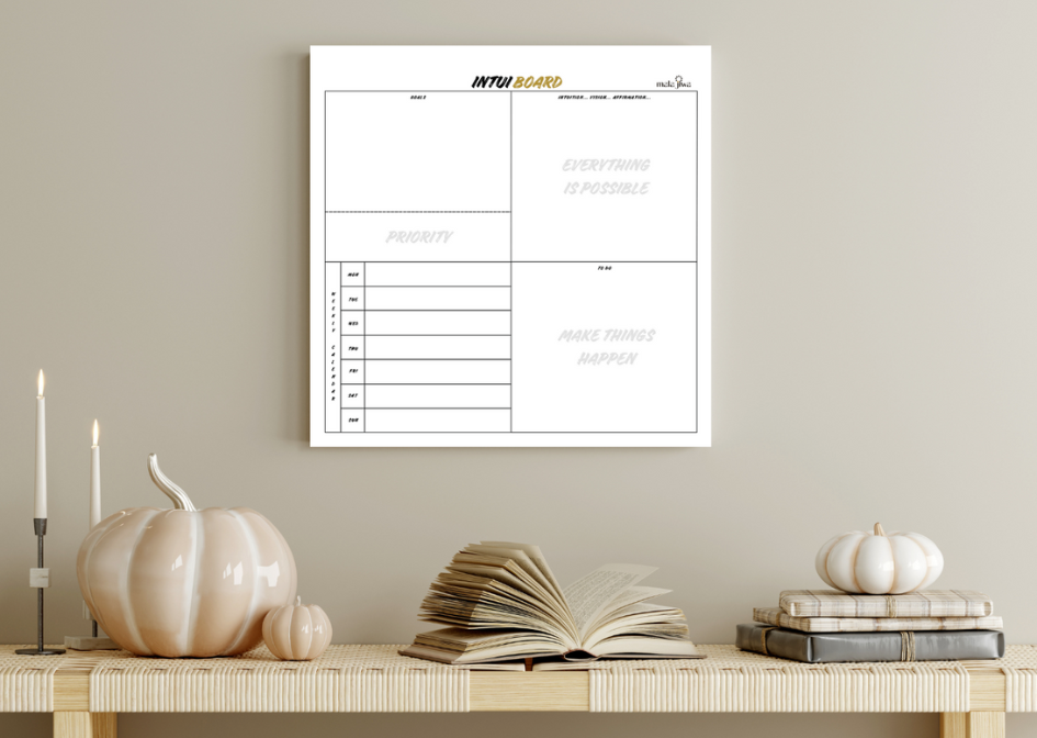 Magnetická tabuľa -tabuľa na vizualizáciu, tyzdenny planovac