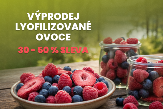 Lyofilizované ovoce v prášku