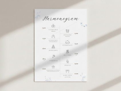 Malebnosti harmonogram perokresba
