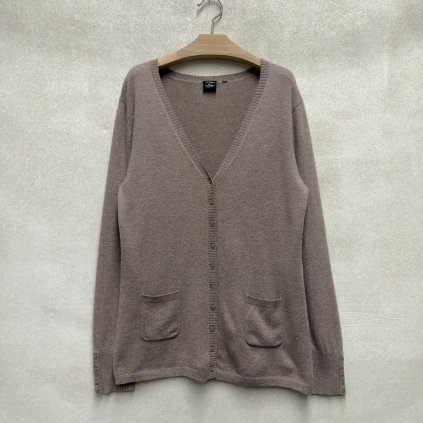 Moka propínací svetřík s kapsičkami ze 100% kašmíru