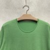 Světle zelený úpletový top ze 100% vlny