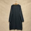 Petrolejové šaty ze 100% kašmíru