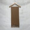 100% kašmírová šála barvy camel