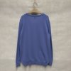 Véčkový svetr ze 100% kašmíru krásně modré barvy