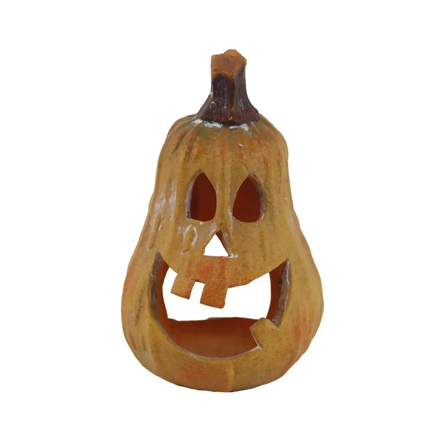 Svítící dýně Halloween oranžová