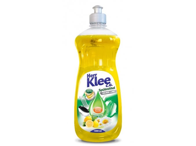 Klee, prostředek na mytí nádobí s vůní citronu a heřmánku, 1 litr