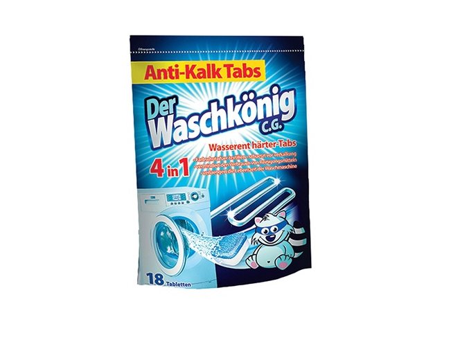 WaschKönig tablety na čištění pračky 18 ks