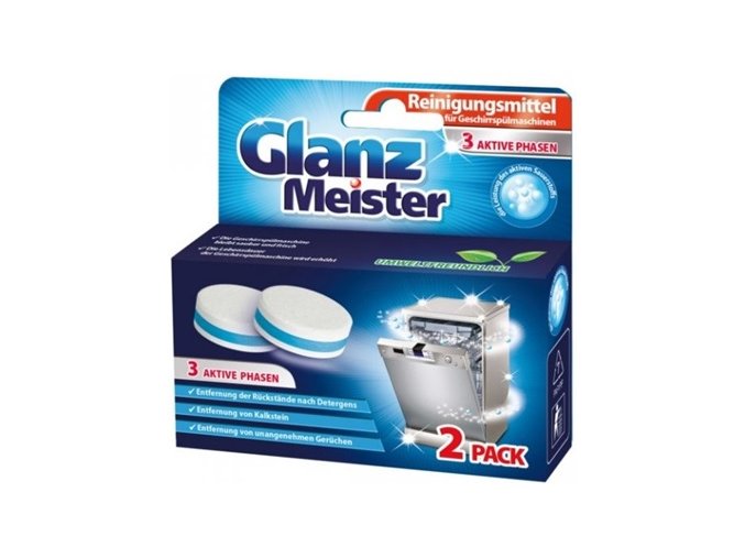 Čistič myčky Glanz Meister tablety 2 ks