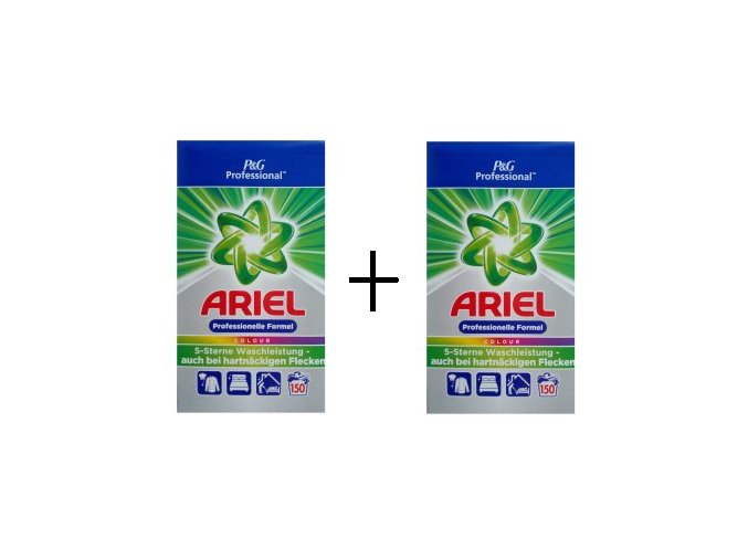 2x Ariel Professional Color prášek na praní 150 PD, 9,75 kg