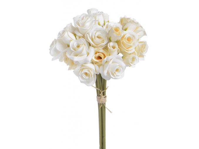 Umělé růže bílé