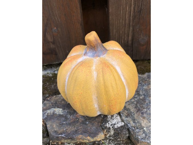 Keramická dýně oranžová 12 cm