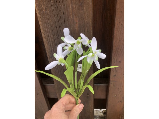 Umělé sněženky jako živé 27 cm