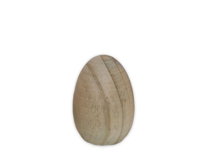 Dřevěné vajíčko dekorace 6 cm