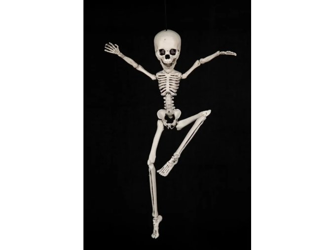 Halloween dekorace kostra a