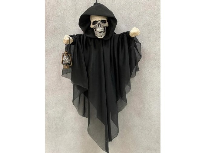 Halloween smrtka na pověšení 50 cm a