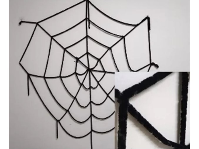 Halloween pavučina dekorace