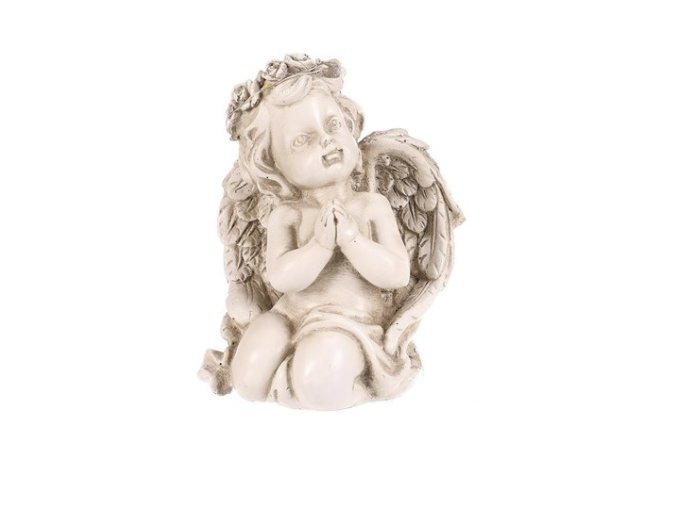 Anděl s LED světýlkem 12 cm