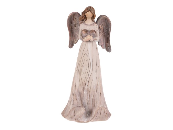 Anděl hnědý soška