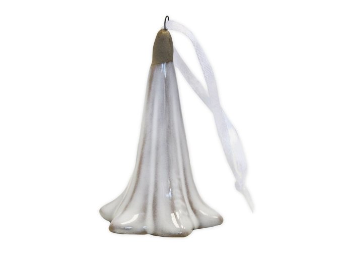 Jarní dekorace porcelánová květina na zavěšení